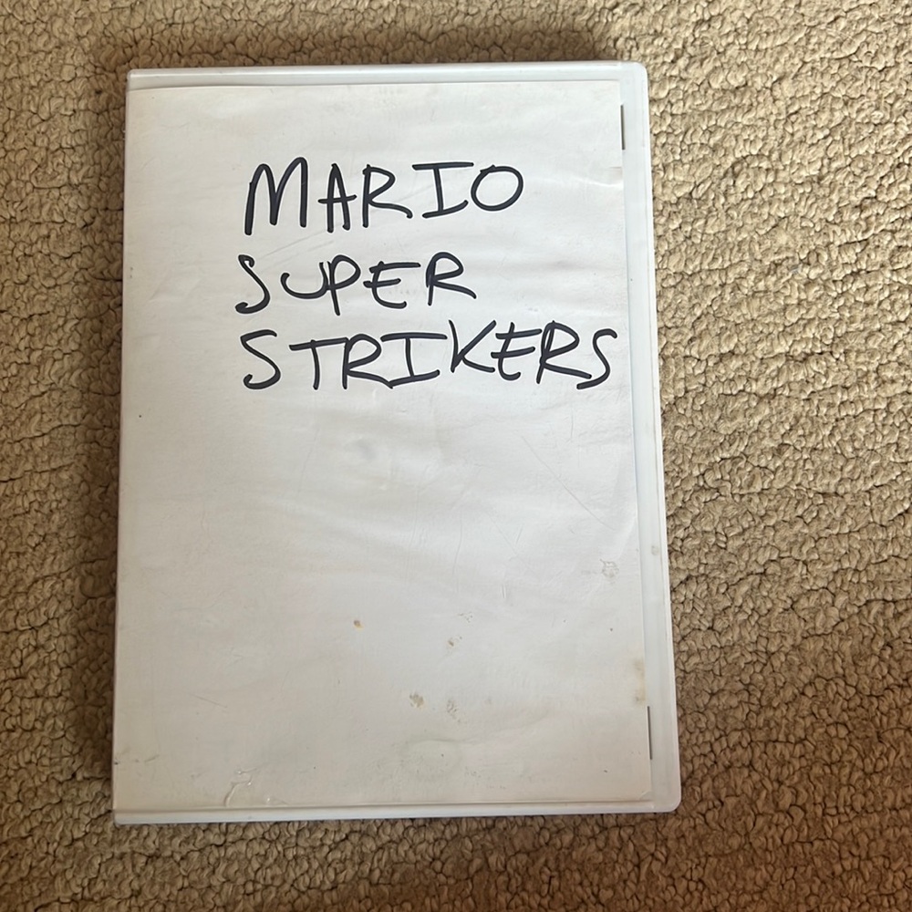 Mario super strikers wii game